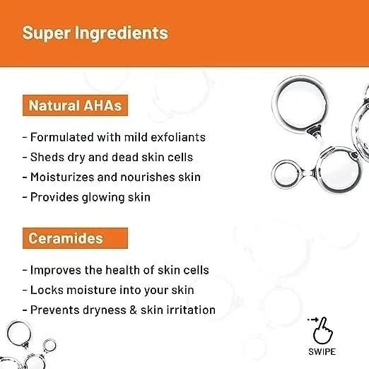 Chemist at Play Exfoliating Body Scrub 75gm + AHA Body Lotion 236ml
