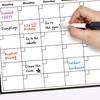 1Pcs Remind Memo Magnetic Refrigerator Sticker S/L Dry Erase Monthly Planner Whiteboard Record Message Calendar Board
