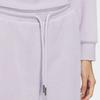 Adidas Originals Solid Logo Embroidered Drawstring Casual Sports Pants Women Pants Light-Purple HY7271