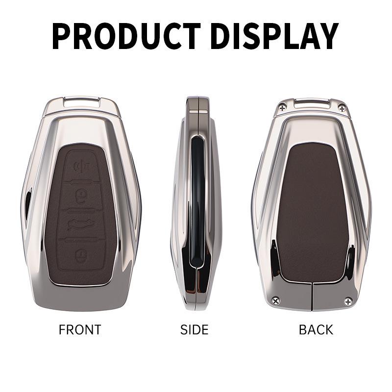 Compatible Key Case for Geely: Binyue, Boyue, Emgrand GS, Xingrui, GL, Xingyue L, Binrui, Icon, Borui
