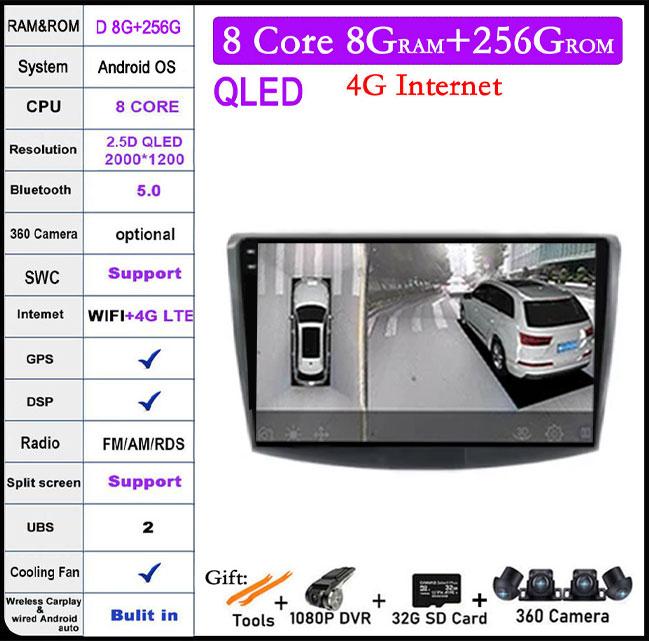 For Volkswagen VW Passat B6 B7 CC 2007-2016 Android 14 Car Radio Carplay Autoradio Player Stereo Video Multimedia GPS Navigation