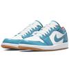 Air Jordan 1 Low Barcelona Męskie Sneakersy Białe Cyber-Tealowe DC6991-400