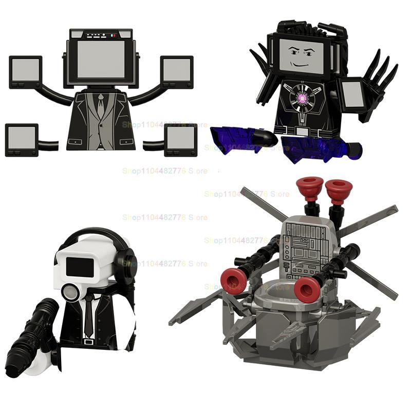 Nuevas Figuras KDL SWAT Skibidi Toilet Man Anime Juguetes de Bloques TvMan Titan Cameraman Speakerman Ladrillos Modelo Juguete Para Regalo de Cumpleaños de Niño