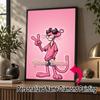 Custom Name The Pink Panther 5D Diamond Painting Personalized Full Drill Diamond Art Kit Gift