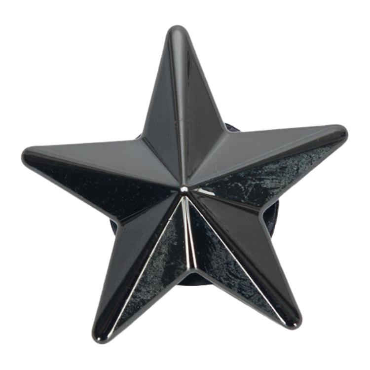 Crocs Star Design Zinc Alloy Shoes Unisex Footwear Black 10015561