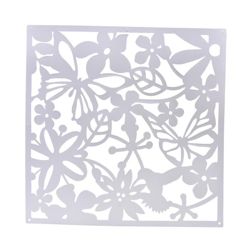 

1 шт. модная бабочка, птица, цветок, ажурный подвесной экран, перегородка, панель, занавеска для комнаты, украшение для дома белый