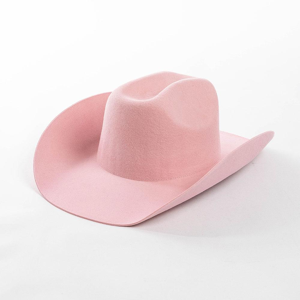 USPOP Chapeau de Cowboy 100% Laine Unisexe Chapeau Feutre à Large Bord Couleur Unie Style Fedora Classique Plusieurs Tailles S–XL Automne Hiver
