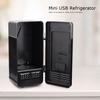 Mini USB Office Mini oppvarming og kjøling Dual Use bærbart kjøleskap Drikkekjøler(Svart)