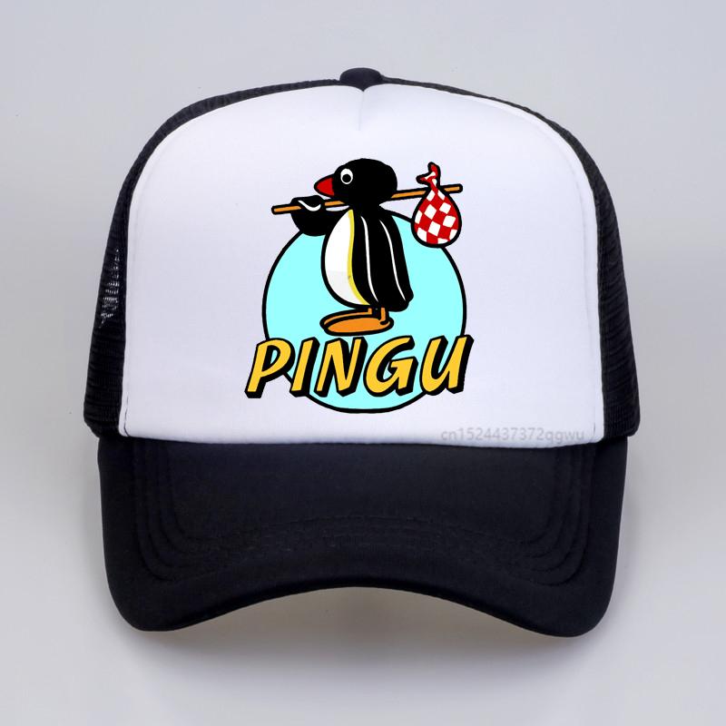 

Pingu Pinga Penguin TV Multicolor Hat Peaked Women s Cap Retro Noot Personalized Visor Protection Hats