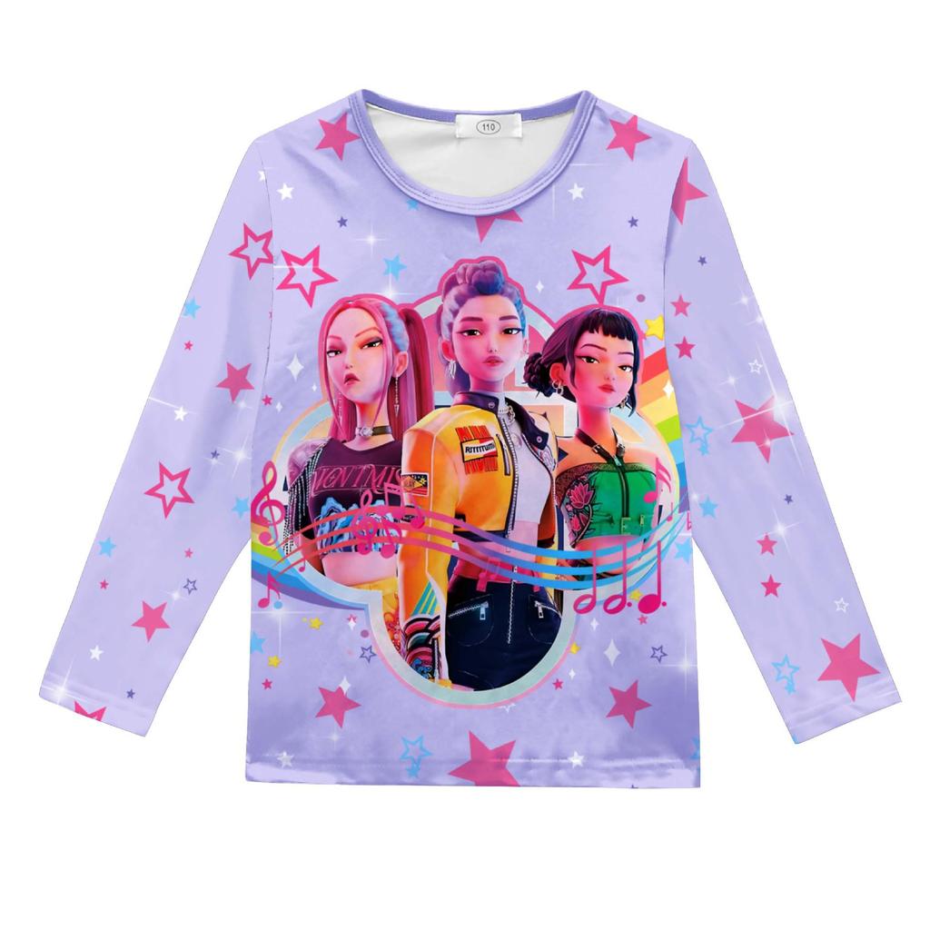 Dětský digitálně potištěný pyžamový set Lovec čarodějnic: Dlouhý rukáv a kalhoty