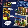 1130PCS Japanese Izakaya Building Blocks City Streetview Model Bricks Desktop Decoration Kids DIY Educational Toys Holiday Gifts