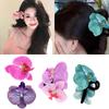 Haarklammer für Damen Harz Blume Klammer Kieferklemmen Rutschfest Haarklammer Sommer Haarspangen Hochzeit Haarform-Clip