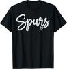 Retro Vintage Spurs Herz T-Shirt
