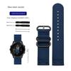 26mm Nylon Watch Band  Luxury Nylon Strap 5 Ring Watch Replacement Band For Garmin Fenix 3  Fenix1 Fenix2 Black Green wwatchband