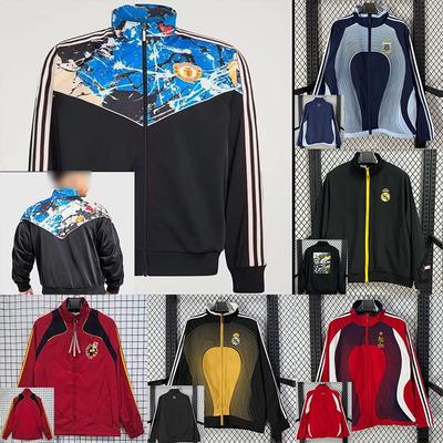 Mens Windproof Outdoor Sport Jacket Long Sleeve V-Neck Thick Lightweight Training Coat Running Hiking Football