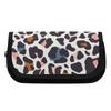 Pencil Case High Capacity Smooth Zipper Tough 300D Polyester with Two Spacious Sections for Pens Stationery Earphones for Students