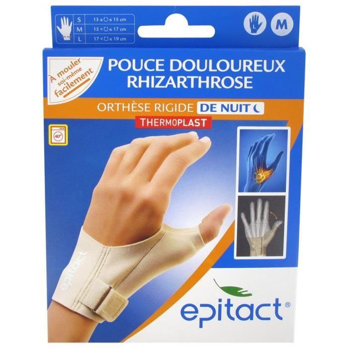 Orthèses-Epitact Orth Pouce Thermo Gauche S (Taille : M)