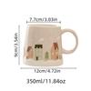 Christmas Ceramic Cup Coffee Mugs Household Exquisite Afternoon Tea Cups Creativity Breakfast Milk Cute Couple Coffee Cup Gift l