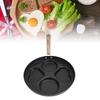 Eierbratpfanne für Kochfelder Antihaftbeschichtete geteilte Grillpfanne Vielseitige Frühstücks-Grillpfanne Bratpfanne für das Kochen in Innenräumen B