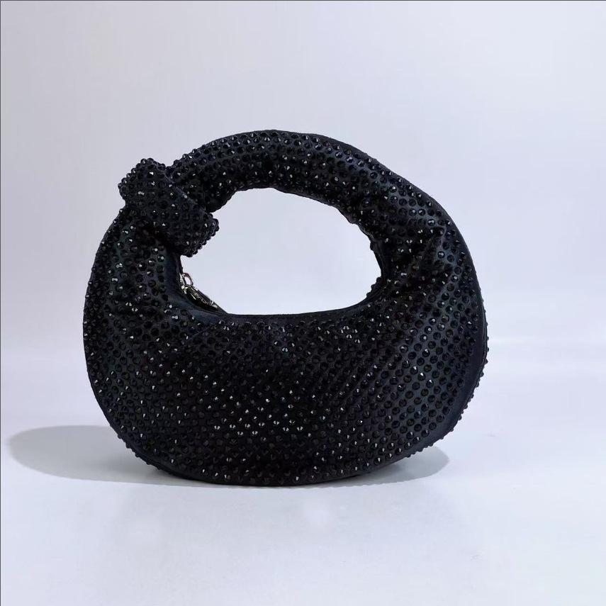 

Сумка-абакус с полными бриллиантами, Изысканная женская сумка, Ретро сумка на одно плечо для поездок на работу, Непринужденная и расслабленная сумка, Высококлассная сумочка, Маленькая сумка чёрный