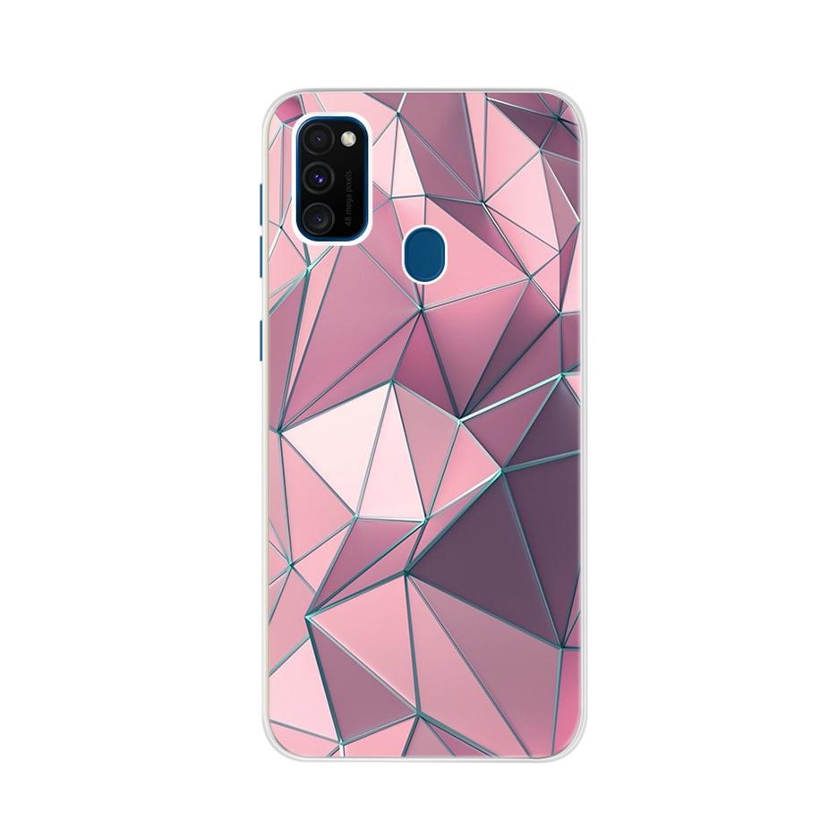 For Samsung Galaxy M21 Case Samsung M30s Soft Slim Cute Painted Phone Back Cover For Samsung M21 M 21 M215F Cases Bumper Fundas
