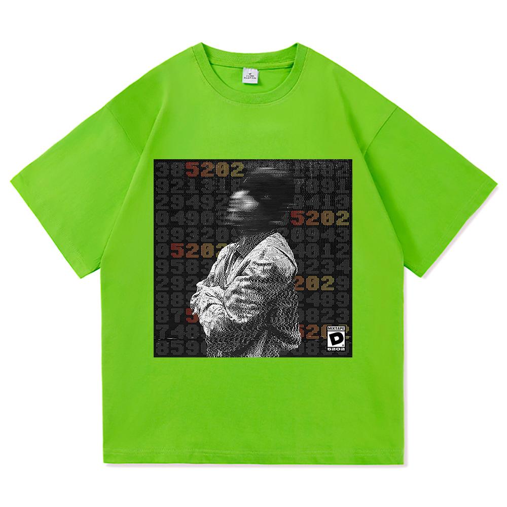 Duki 5202 MIXTAPE T Shirt 2025 New Album Retro Fashion Men/women Clothing Vintage Harajuku High Quality Clothes Cotton Tshirts