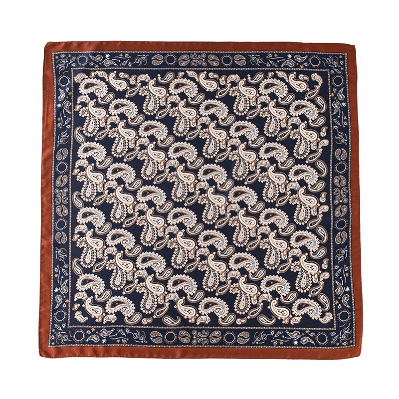 Summer new 70cm imitation silk small square scarf silk scarf women's high-end fashion versatile yarn scarf women's
