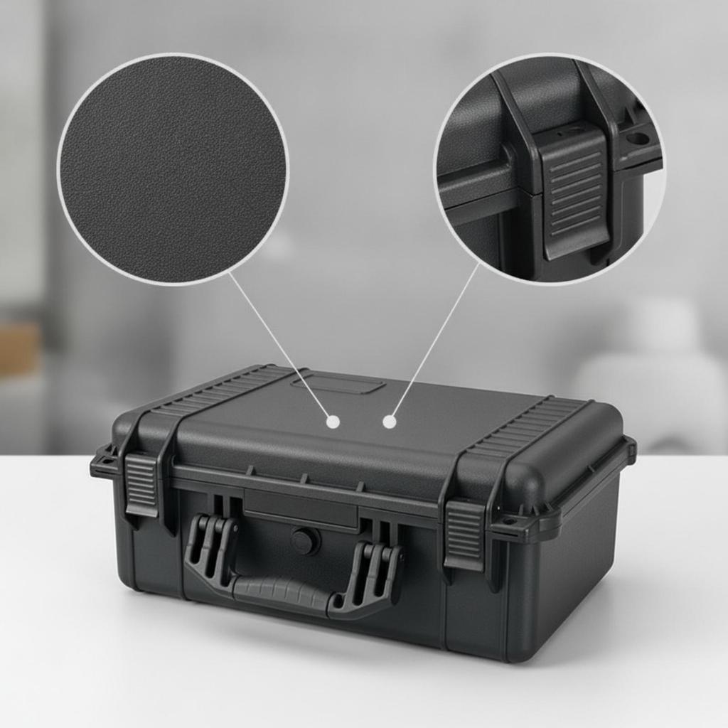 Hard Case With Handle Portable Shielded for Technicians,