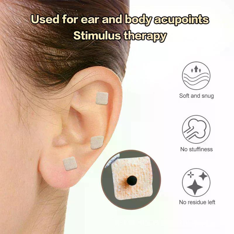 600Pcs/Bag Ear Care Ear Acupuncture Massage Therapy Needle Patch Sticker Auriculotherapy
