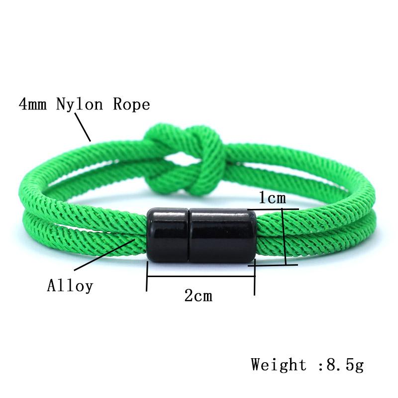 New In Colorblock Bracelet Unisex Attract Strong Magentic Braclet Ukraine Brazil Flag Colors Braslet Gift For Lovers Pulseira