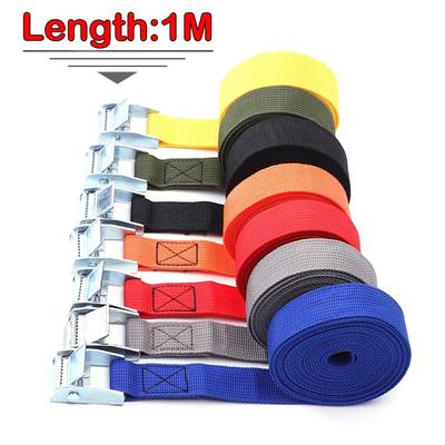 1pc 1M Lashing Strap Heavy Objects Tighten Straps 250 LBS Working Load For Fixing And Securing Goods During Transport