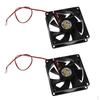 2Pack 80mm 12V CPU Computer Cooling Cable 8025