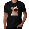 Popping Cat TShirt Durable Work Wear TShirt
