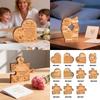 MZ1021-1031 Mother's Day Heart Wooden Desktop Ornament