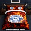 Millwall Football Design Bed Bedding Set 1 Duvet Cover + 2 Pillowcases Soft Breathable Household Bed Linens