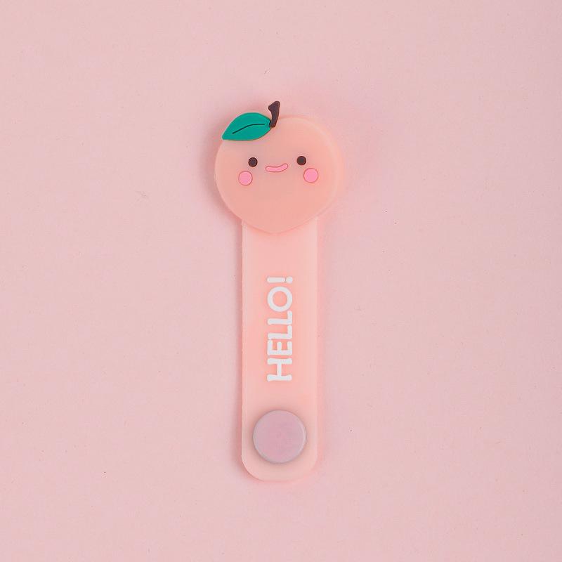 

1 шт. Милый мультяшный животный органайзер для кабелей, магнитная кабельная стяжка, органайзер для шнуров, держатель для наушников 1PCS