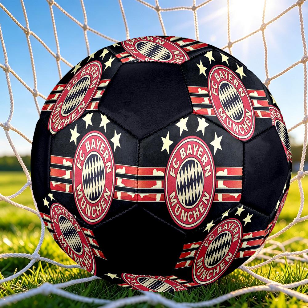1 pz Pallone da Calcio Standard Misura 5 Stadio Bayern Monaco, Pallone da Calcio Resistente per Allenamento Scolastico, Parco e Intrattenimento Quotidiano zq71410