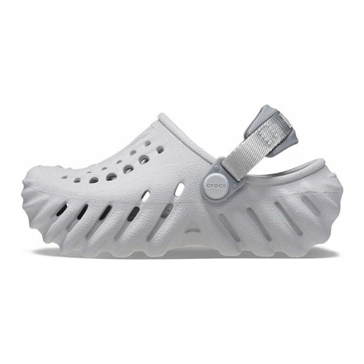 Crocs Comfortable Versatile Non-Slip Shock-Absorbing Sandals Kids Sandals Gray 208190-1FT