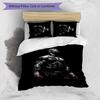 Mike Tyson Printed 3PCS Bedding Set Soft Breathable Duvet Cover Pillowcases Set Washable Bedroom Decor Home Gift