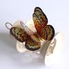 New 12Pcs Double Layer 3D Butterfly Wall Stickers Room Garden Home Decoration Butterflies Magnet Fridge For Wedding Decor Decals