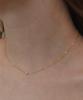 Tatiana (Silver 925) One-Point Pearl Chain Necklace Nz2151