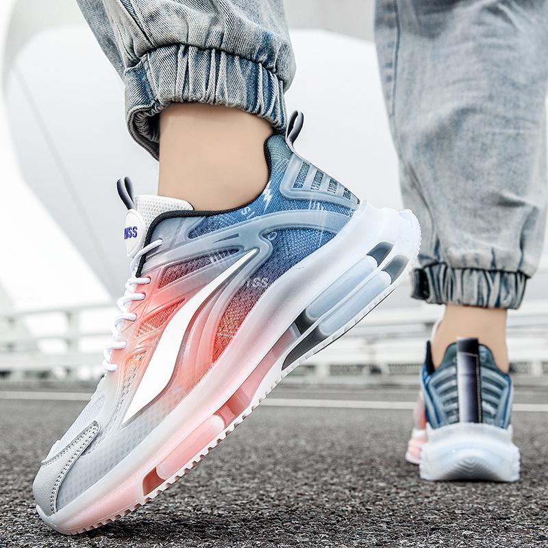 Men’s Sports Shoes Women Running Sneakers Basketball Shoes Thick Sole Height Increase Couple Unisex Jogging Shoes