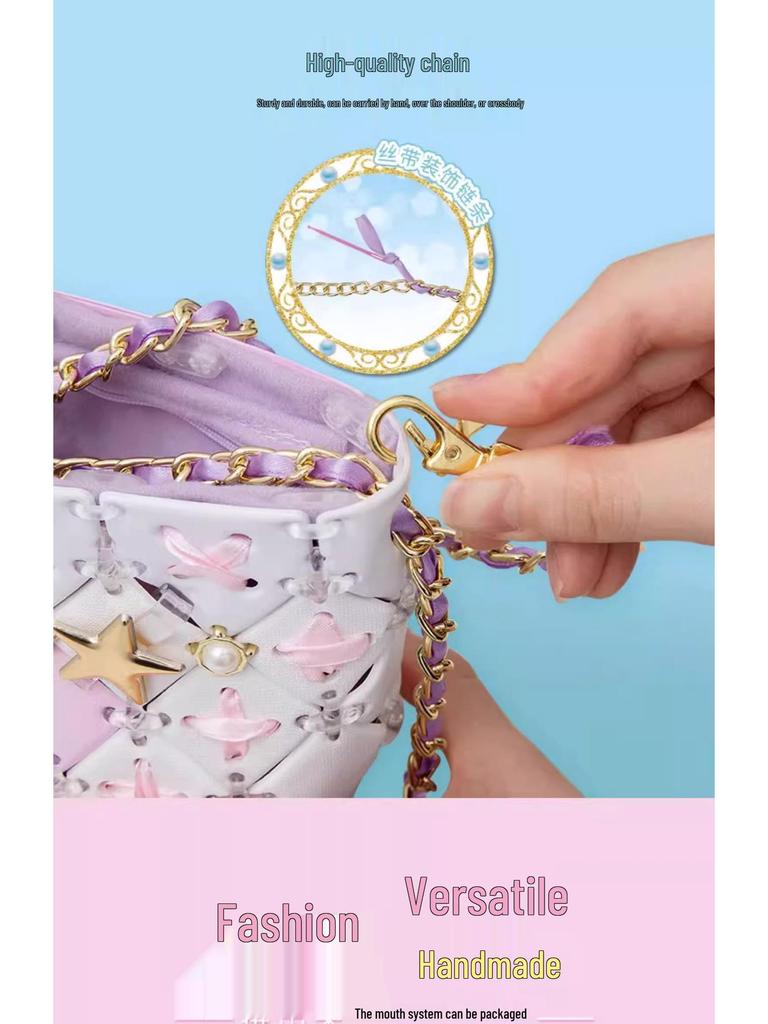 Handmade Japanese Puzzle DIY Bag for Girls (Ages 3-9) - Educational Toy & Birthday Gift