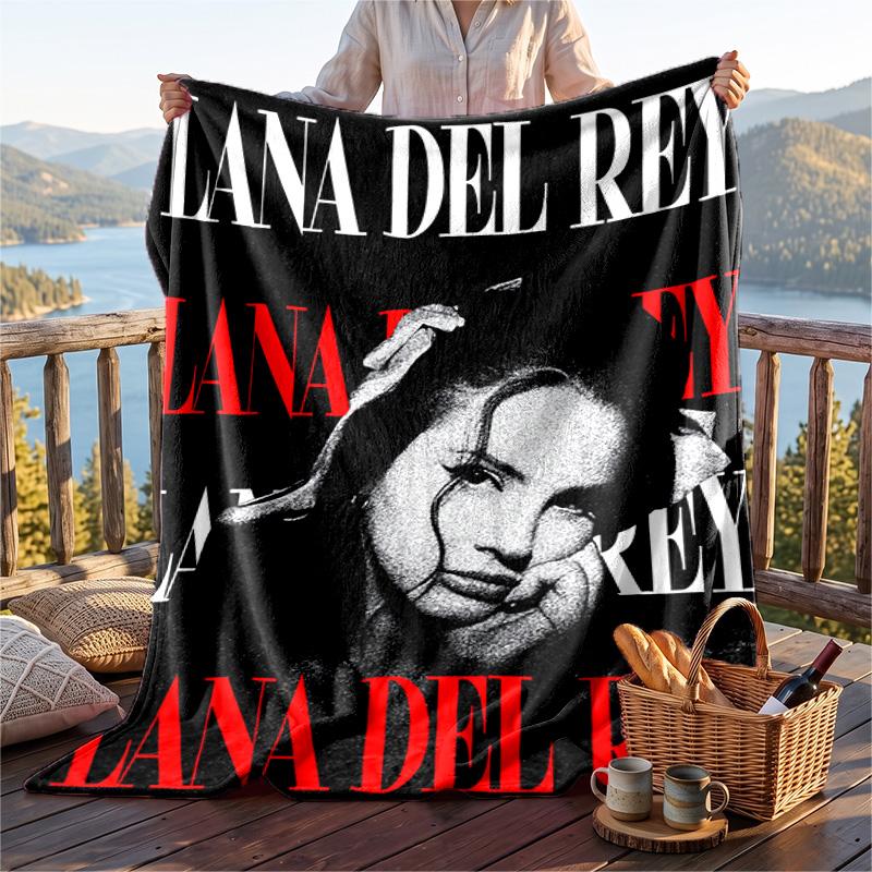 Warme Flanelldecke, Lana Del Rey Leichte Gemütliche Decke für Bett Sofa und Täglichen Gebrauch