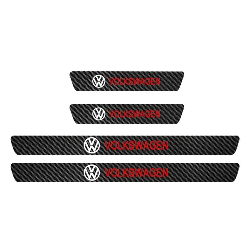 2025 Het Bilklistermärke Dörrhandtag Skyddsfilm med Bilens Tröskelskyddsklistermärke För Volkswagen GOLF 5 Polo Golf 6 Golf 7 J