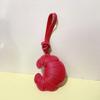 1Pcs Luggage Accessories Creative Croissant Keychain Leather Bread Shape Handbag Messenger Bag Underarm Bag Pendant