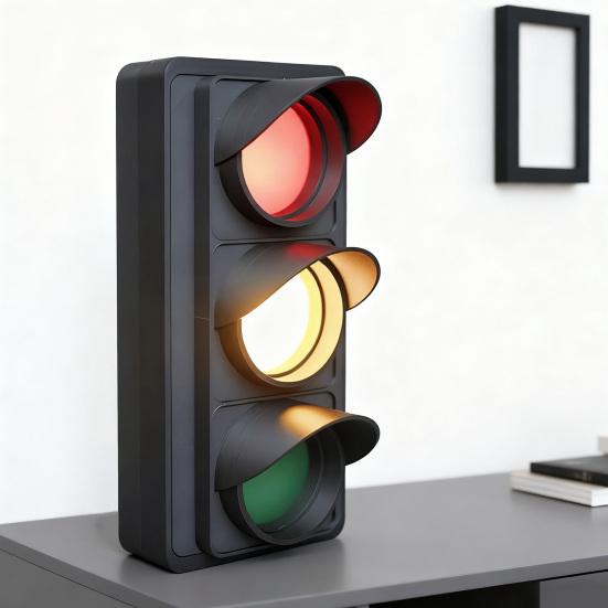 Soziales Signallicht mit USB-Stromversorgung Ampel Schreibtisch Wanddeko für Büro Zuhause Bitte nicht stören Statusanzeigelampe
