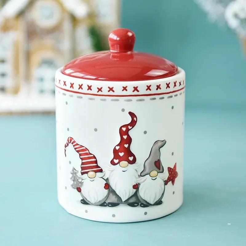Christmas Plates Ceramic Dinner Plates Household Tableware Food Dining Plates Afternoon Tea Dessert Tray Kitchen Supplies