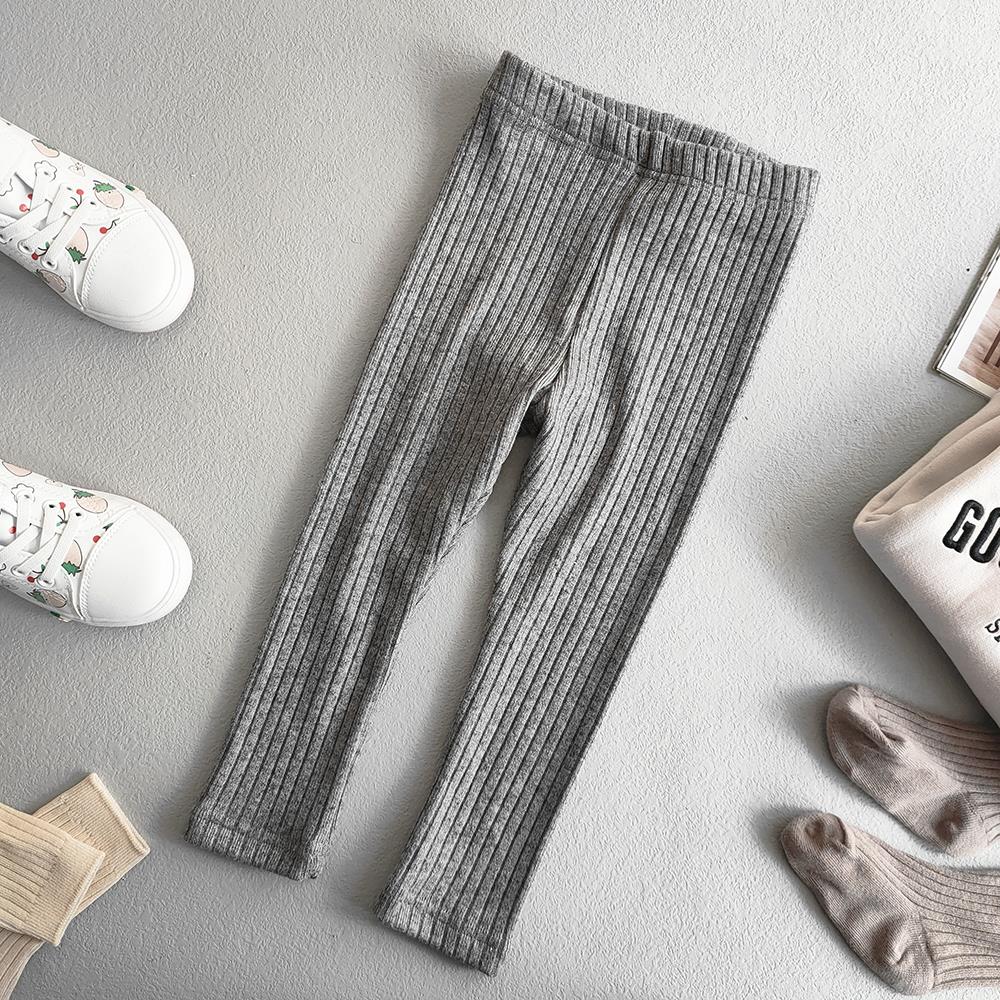 Toddler Baby Girls Leggings for Kids Spring Autumn Threaded Cashmere Stretch Tight Pants