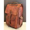 Leder Rucksack Schulter Laptop Rucksack Reisetasche NEU Herren Vintage